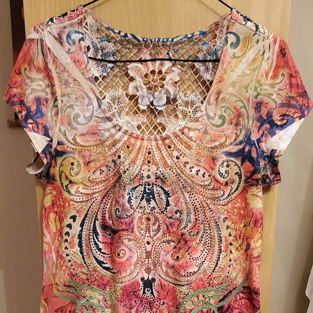 S-12  B dazzled/Colorful top